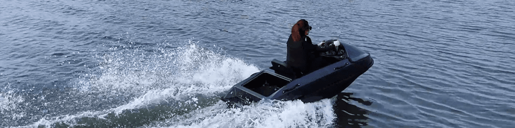 driving an electric jet boat